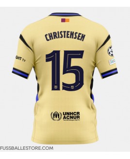 Günstige Barcelona Andreas Christensen #15 Auswärtstrikot 2025-26 Kurzarm
